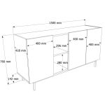 Sedra Konsol 150cm SD6-CS - Görsel 8