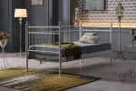 Alpas Daybed Tek Kişilik Beyaz Metal Karyola - Görsel 3