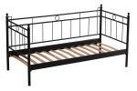 Alpas Daybed Tek Kişilik Siyah Metal Karyola - Görsel 6