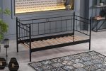 Alpas Daybed Tek Kişilik Siyah Metal Karyola - Görsel 5