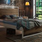 Ariane Ahşaplı Çift Kişilik Beyaz Metal Karyola