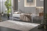 Daily Daybed Tek Kişilik Beyaz Metal Karyola - Görsel 2