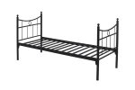 Daily Daybed Tek Kişilik Siyah Metal Karyola - Görsel 7