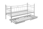 Daily Yavrulu Daybed-Yataklar Dahil-Çift Tek Kişilik Metal Karyola - Görsel 13