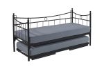 Daily Yavrulu Daybed-Yataklar Dahil-Çift Tek Kişilik Metal Karyola - Görsel 6