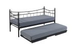 Daily Yavrulu Daybed-Yataklar Dahil-Çift Tek Kişilik Metal Karyola - Görsel 8