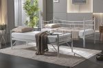 Daily Yavrulu Daybed-Yataklar Dahil-Çift Tek Kişilik Metal Karyola - Görsel 5