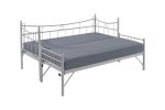 Daily Yavrulu Daybed-Yataklar Dahil-Çift Tek Kişilik Metal Karyola - Görsel 9