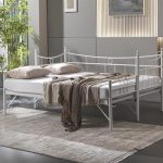 Daily Yavrulu Daybed-Yataklar Dahil-Çift Tek Kişilik Metal Karyola