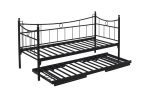 Daily Yavrulu Daybed-Yataklar Dahil-Çift Tek Kişilik Metal Karyola - Görsel 12