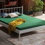 Falez-S Çift Kişilik Ferforje Beyaz Metal Karyola