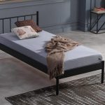 Falez-S Tek Kişilik Ferforje Siyah Metal Karyola