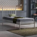 Falez-ST Tek Kişilik Ferforje Beyaz Metal Karyola