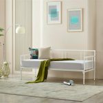 Forte Daybed Tek Kişilik Beyaz Metal Karyola