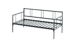 Forte Daybed Tek Kişilik Siyah Metal Karyola - Görsel 4