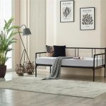Forte Daybed Tek Kişilik Siyah Metal Karyola