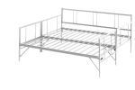 Forte Yavrulu Daybed-Çift Tek Kişilik Beyaz Metal Karyola - Görsel 10