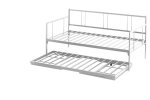 Forte Yavrulu Daybed-Çift Tek Kişilik Beyaz Metal Karyola - Görsel 7