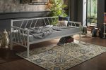 Glory Daybed Tek Kişilik Beyaz Metal Karyola