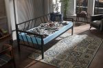 Glory Daybed Tek Kişilik Siyah Metal Karyola - Görsel 3