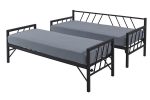 Glory Yavrulu Daybed-Yataklar Dahil-Çift Tek Kişilik Metal Karyola - Görsel 10