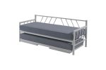 Glory Yavrulu Daybed-Yataklar Dahil-Çift Tek Kişilik Metal Karyola - Görsel 6