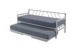 Glory Yavrulu Daybed-Yataklar Dahil-Çift Tek Kişilik Metal Karyola - Görsel 7