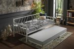 Glory Yavrulu Daybed-Yataklar Dahil-Çift Tek Kişilik Metal Karyola - Görsel 3