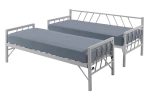 Glory Yavrulu Daybed-Yataklar Dahil-Çift Tek Kişilik Metal Karyola - Görsel 10