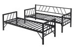 Glory Yavrulu Daybed-Yataklar Dahil-Çift Tek Kişilik Metal Karyola - Görsel 17