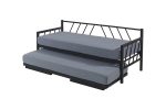 Glory Yavrulu Daybed-Yataklar Dahil-Çift Tek Kişilik Metal Karyola - Görsel 7