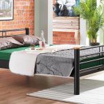 Kappis Çift Kişilik Ferforje Siyah Metal Karyola