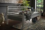 Kappis Daybed Tek Kişilik Beyaz Metal Karyola - Görsel 2