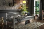 Kappis Daybed Tek Kişilik Beyaz Metal Karyola