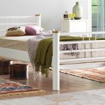 Kappis Tek Kişilik Ferforje Beyaz Metal Karyola