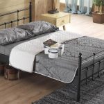 Lalas Çift Kişilik Ferforje Siyah Metal Karyola