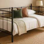 Lalas Daybed Tek Kişilik Siyah Metal Karyola