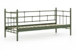 Lalas Daybed Tek Kişilik Yeşil Metal Karyola - Görsel 4