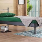 Lalas-S Tek Kişilik Ferforje Siyah Metal Karyola