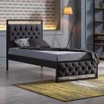 Mithra Tek Kişilik Siyah Metal Karyola