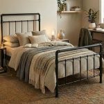 Odin Tek Kişilik Metal Karyola-Siyah