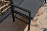 Pandora Katlanır İkili Bahçe Koltuğu Siyah-Antrasit - Görsel 3