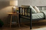 Titan Daybed Tek Kişilik Karyola Divan Sedir Siyah 90x190 - Görsel 2