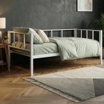 Titan Daybed Tek Kişilik Karyola Divan Sedir Beyaz 90x190