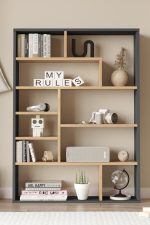 Craft Kitaplık 124cm Sepet-Antrasit CF1-SA