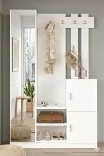 Roger Vestiyer Portmanto Ayakkabılık Beyaz DD7-W