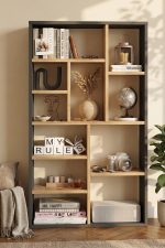 Traft Kitaplık 124cm Sepet-Antrasit TF1-SA