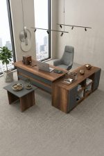 Vario ABF Ofis Büro Masa Takımı Barok-Antrasit VO10-BA