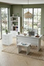 Vario ABCD Ofis Büro Masa Takımı Beyaz VO11-W